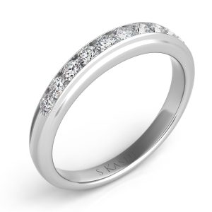 White Gold Matching Band