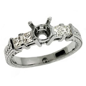 White Gold Engagement Ring