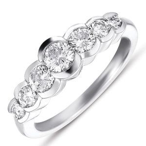White Gold Matching Band