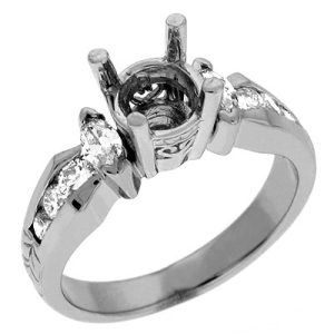 White Gold Engagement Ring
