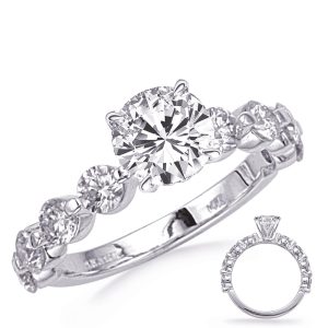 White Gold Engagement Ring