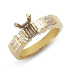 Yellow Gold Engagement Ring