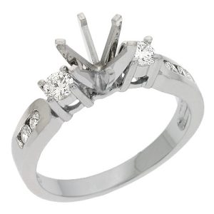 White Gold Engagement Ring