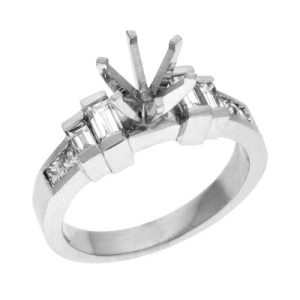 White Gold Engagement Ring