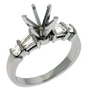 White Gold Engagement Ring
