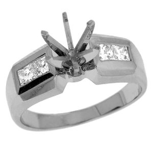 White Gold Engagement Ring