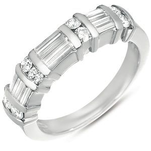 White Gold Matching Band