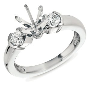 White Gold Engagement Ring