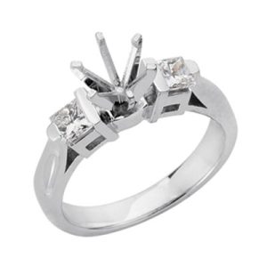 White Gold Engagement Ring