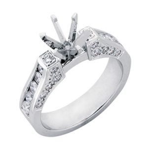 White Gold Engagement Ring