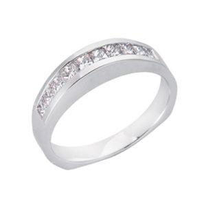 White Gold Matching Band