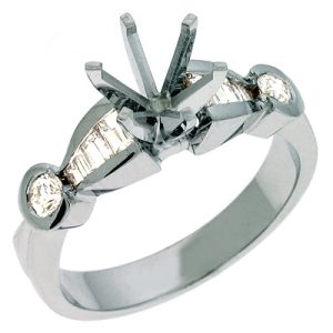 White Gold Engagement Ring