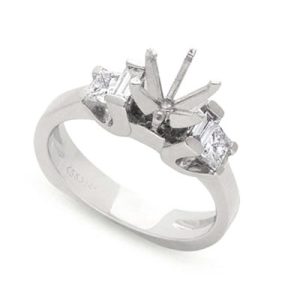White Gold Engagement Ring