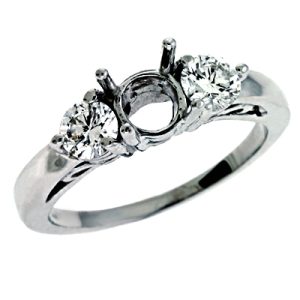 White Gold Engagement Ring