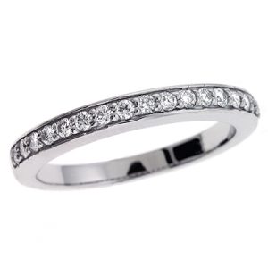 White Gold Matching Band