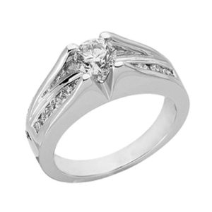 White Gold Engagement Ring