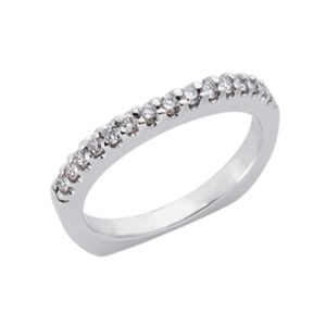 White Gold Matching Band