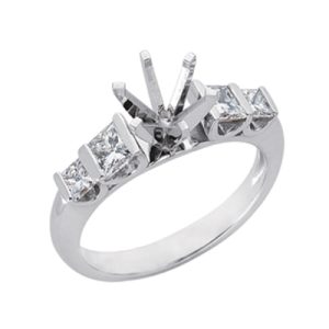 White Gold Engagement Ring