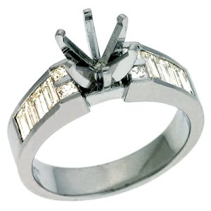 White Gold Engagement Ring