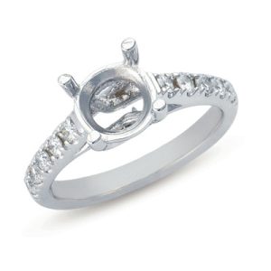 White Gold Engagement Ring