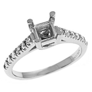 White Gold Engagement Ring