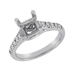 White Gold Engagement Ring