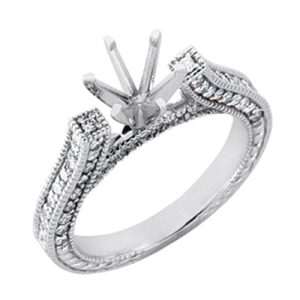 White Gold Engagement Ring