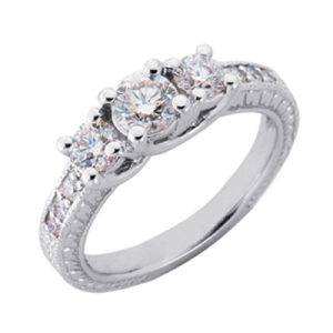 White Gold Engagement Ring