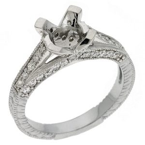 White Gold Engagement Ring