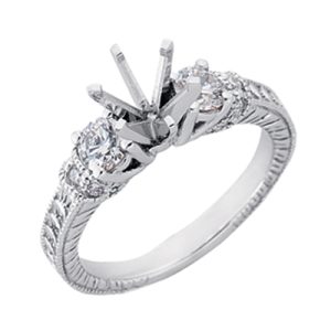 White Gold Engagement Ring