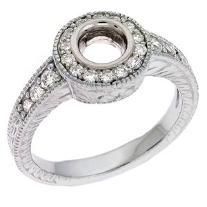 White Gold Engagement Ring
