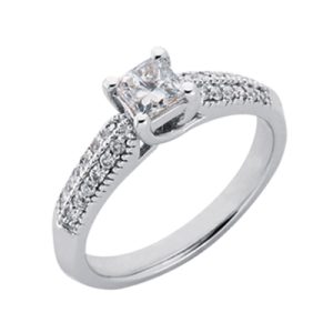 White Gold Engagement Ring