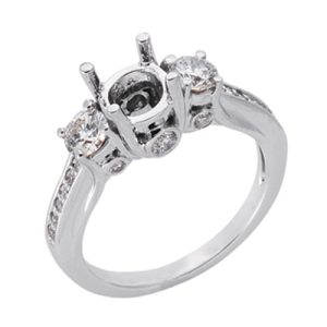 White Gold Engagement Ring