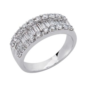 White Gold Matching Band