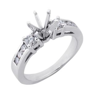 White Gold Engagement Ring
