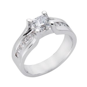 White Gold Engagement Ring