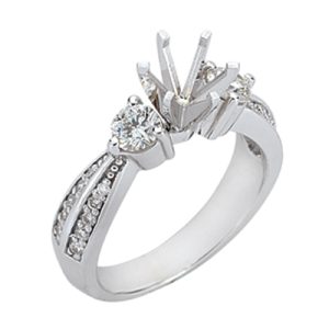 White Gold Engagement Ring