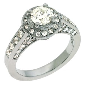 White Gold Engagement Ring