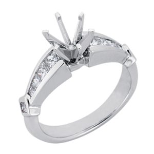 White Gold  Engagement Ring