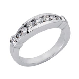 White Gold Matching Band