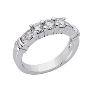 White Gold Matching Band