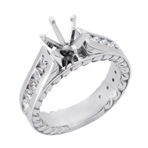 White Gold Engagement Ring