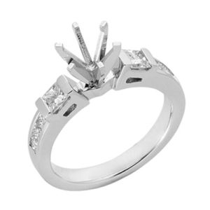White Gold Engagement Ring