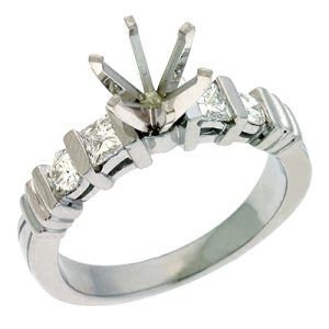 White Gold Engagement Ring