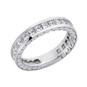 White Gold Matching Band