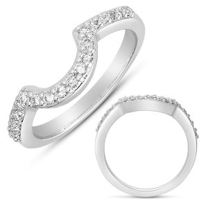 White Gold Matching Band