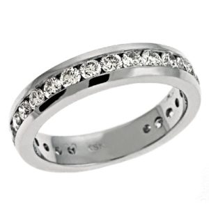White Gold Diamond Band
