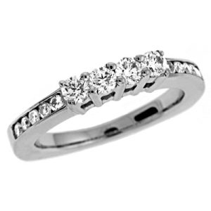 White Gold Matching Band