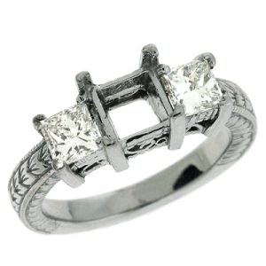 White Gold Engagement Ring