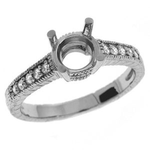 White Gold Engagement Ring